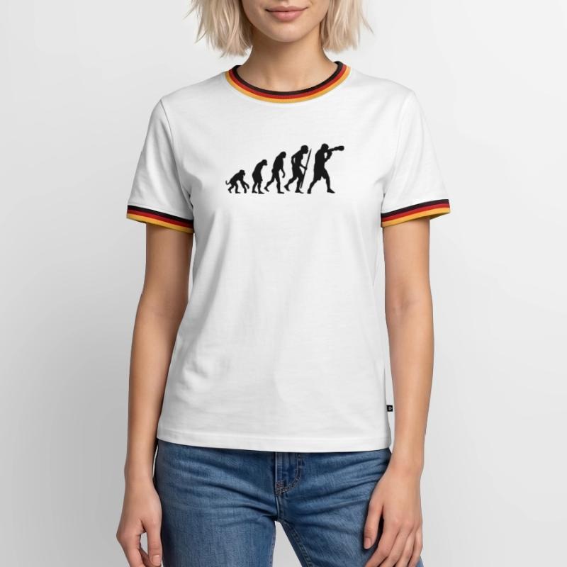 Evolution de la boxe T-shirt contrasté Homme