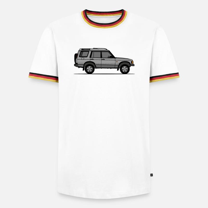 Discovery 2 Silver - Men's Ringer Shirt - white/tricolour