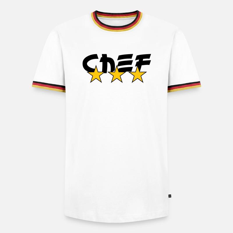 Chef - Kitchen - Cook - Men's Ringer Shirt - white/tricolour