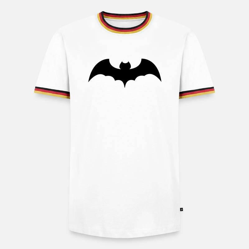 bat - Men's Ringer Shirt - white/tricolour