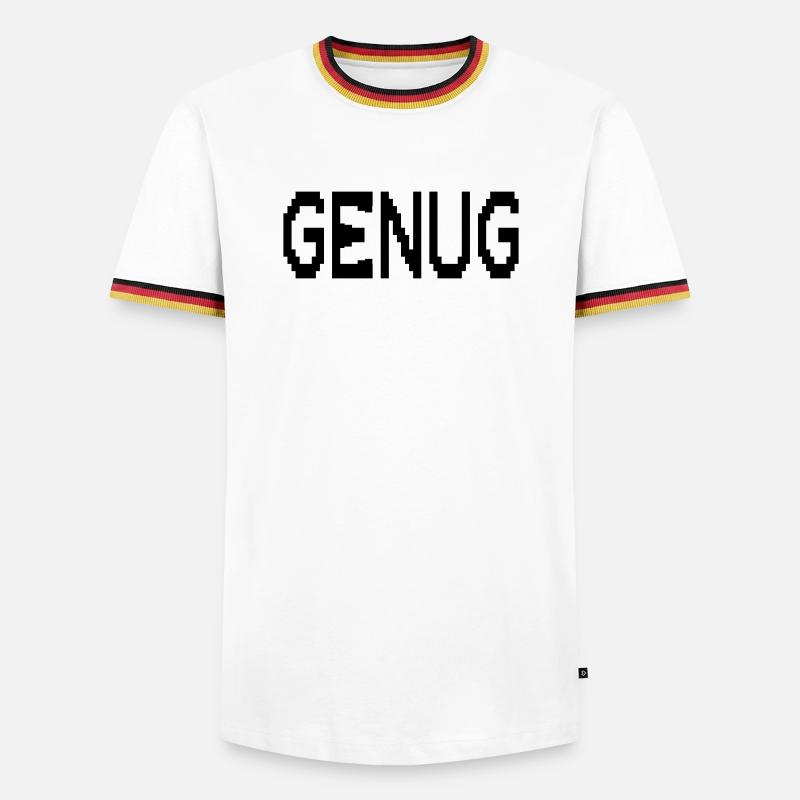 Mindfulness enough - Men's Ringer Shirt - white/tricolour