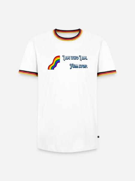 I am what I am - Men's Ringer Shirt - white/tricolour