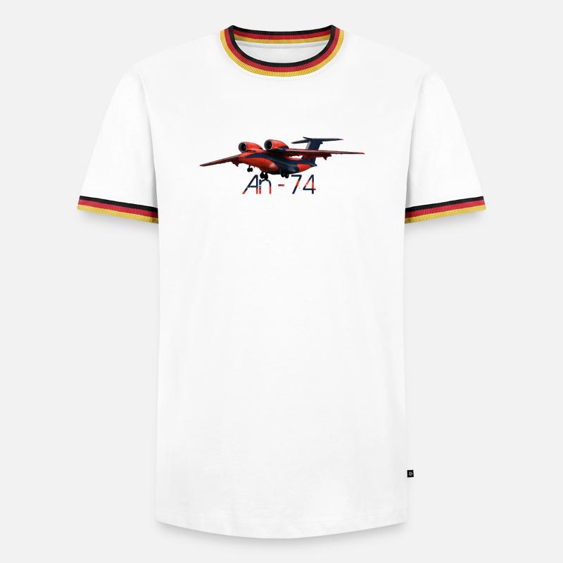 An-74 - Men's Ringer Shirt - white/tricolour