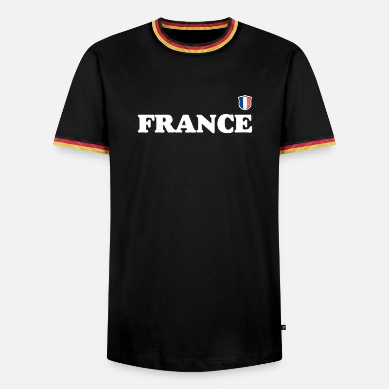 need_image - Men's Ringer Shirt - black/tricolour