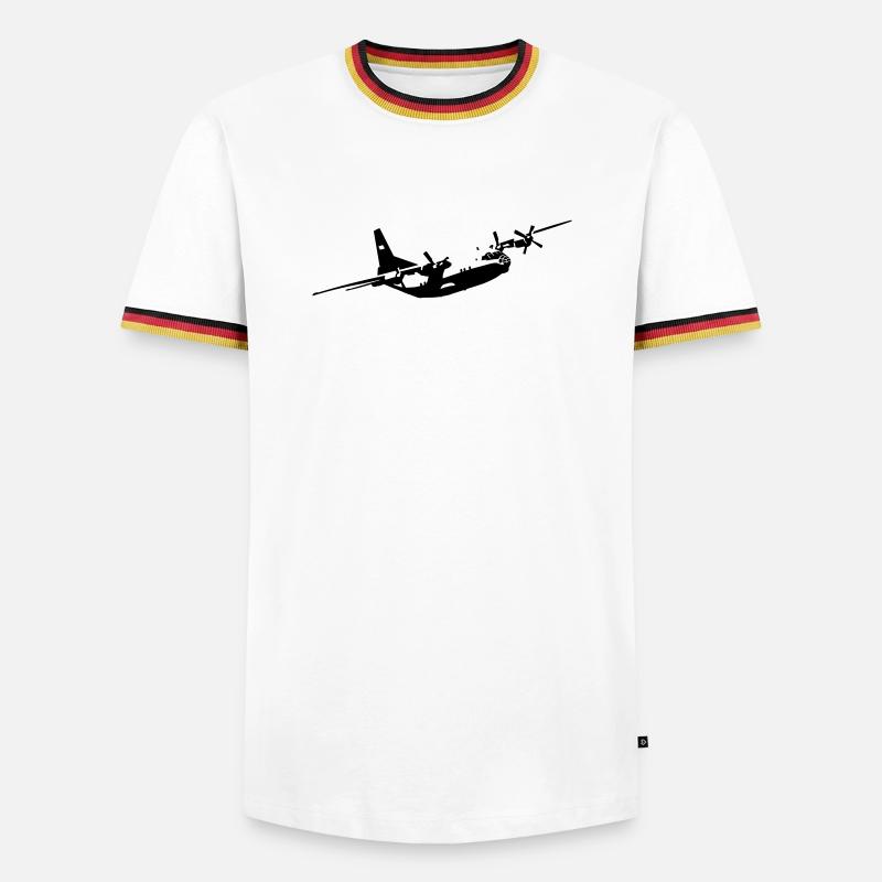 An-12 - Men's Ringer Shirt - white/tricolour