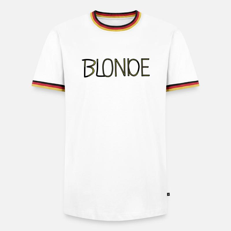Blonde - Men's Ringer Shirt - white/tricolour