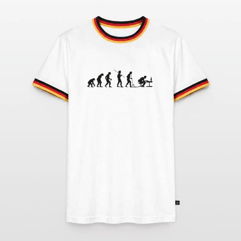 Programmer Evolution Computer Scientist Developer Men's Ringer Shirt