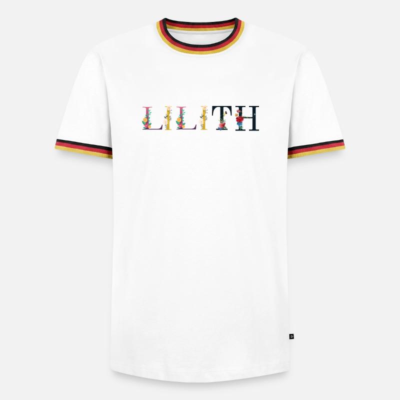 Lilith - Men's Ringer Shirt - white/tricolour