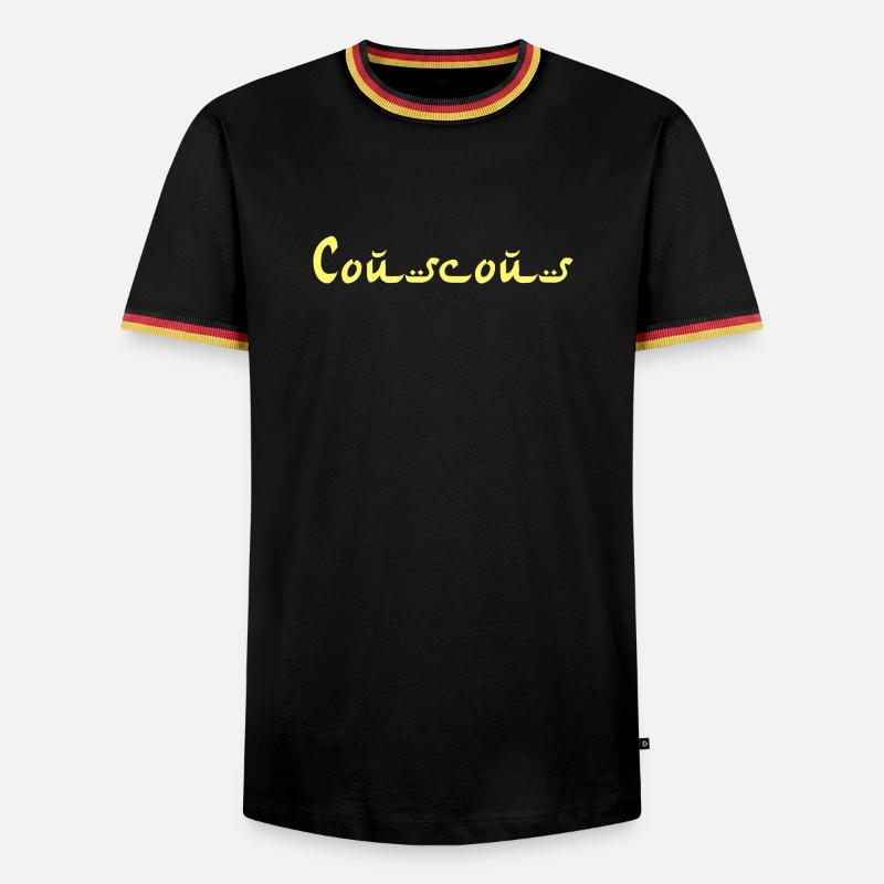 Couscous Couscus - Men's Ringer Shirt - black/tricolour