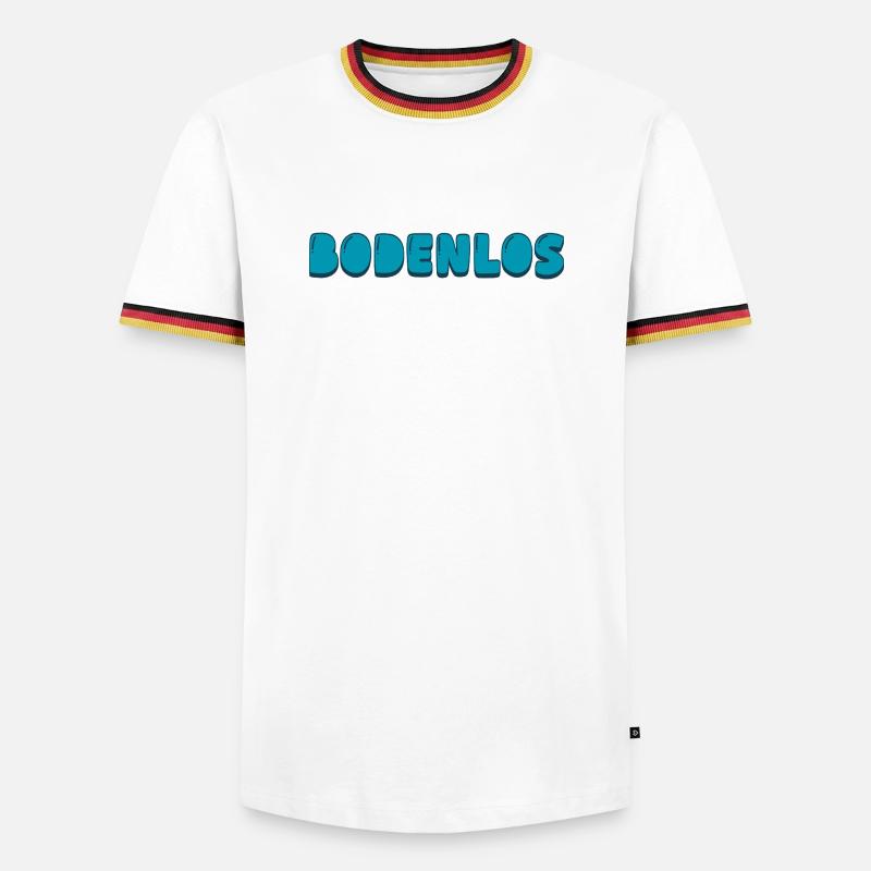 bottomless - Men's Ringer Shirt - white/tricolour