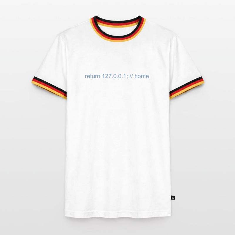 Programmierer Nerd IT Witz Developer Zuhause Männer Kontrast-T-Shirt