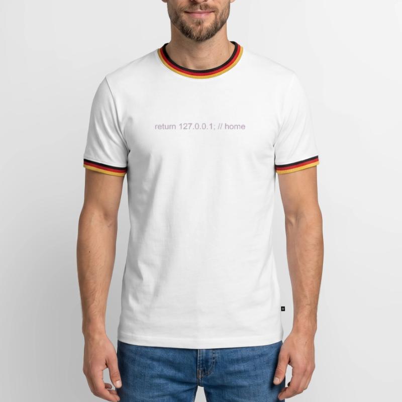 Programmierer Nerd IT Witz Developer Zuhause Männer Kontrast-T-Shirt