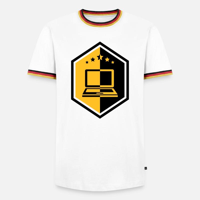 Computing / Informatik / Informatique - Men's Ringer Shirt - white/tricolour