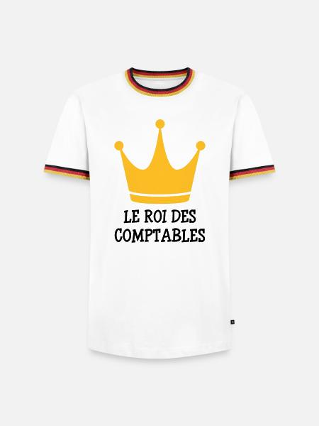 Accountant / Accounting / Comptable / Comptabilité - Men's Ringer Shirt - white/tricolour