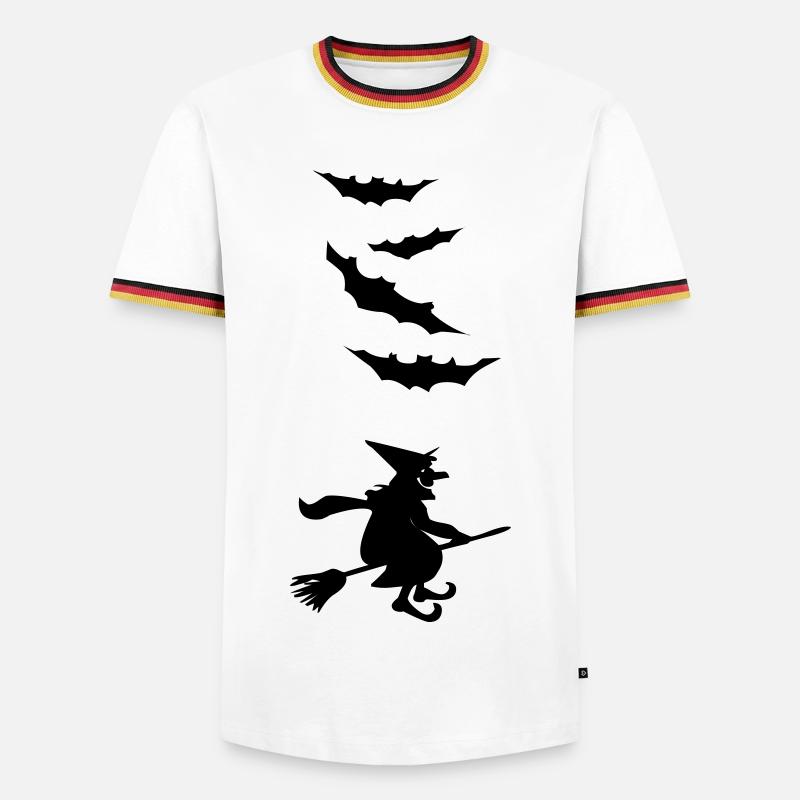 Witch - Men's Ringer Shirt - white/tricolour