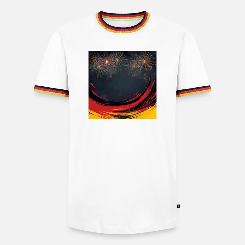 Unity Day Celebration - Men's Ringer Shirt - white/tricolour