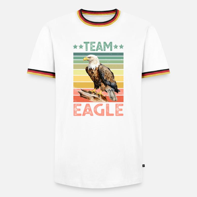 Eagle Bald Eagle - Men's Ringer Shirt - black/tricolour