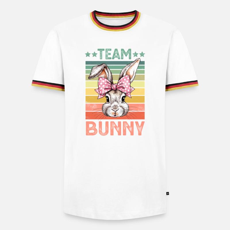 Rabbit Rabbit - Men's Ringer Shirt - black/tricolour
