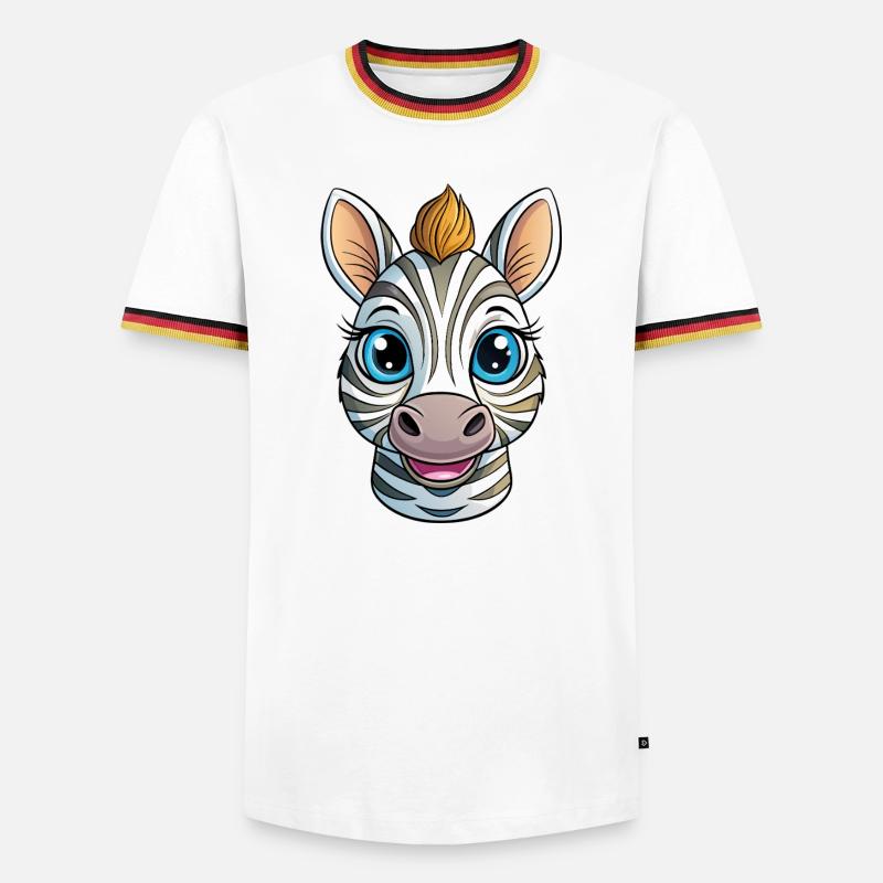 Zebra Head - Men's Ringer Shirt - white/tricolour