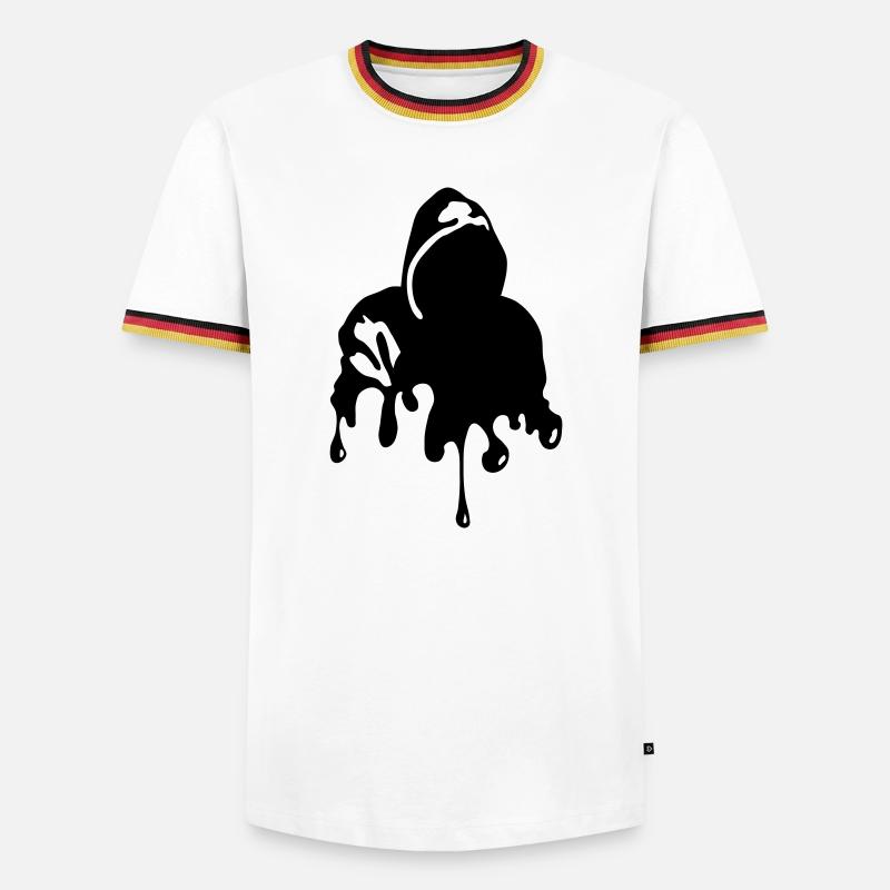 graffiti_2 - Men's Ringer Shirt - white/tricolour
