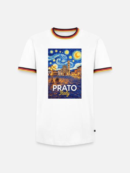 Prato, Italy. - Men's Ringer Shirt - white/tricolour