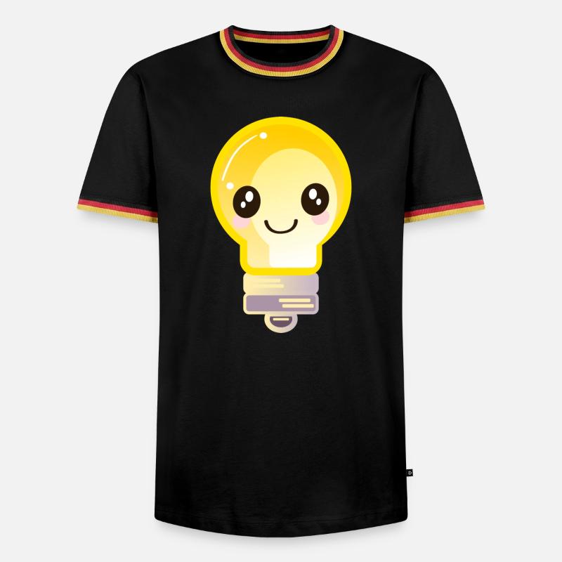 LIGHT BULB - Men's Ringer Shirt - black/tricolour