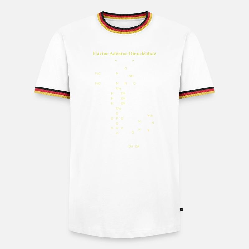 ADF Flavin Adenine Cofactor - Men's Ringer Shirt - white/tricolour