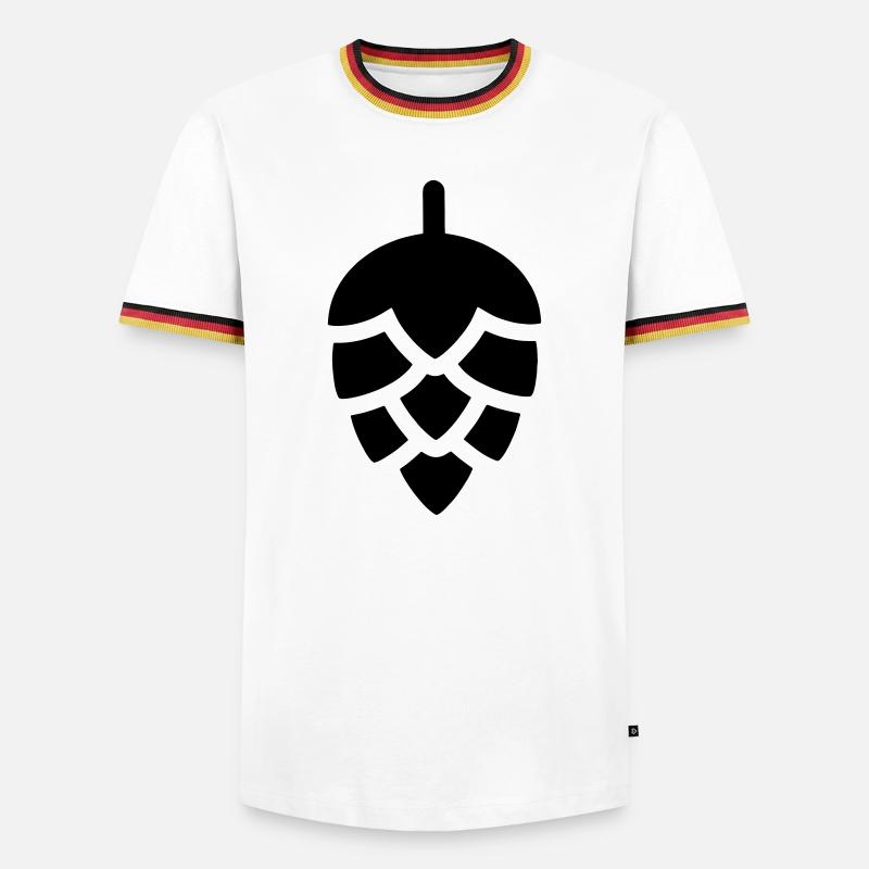 Hops - Men's Ringer Shirt - white/tricolour