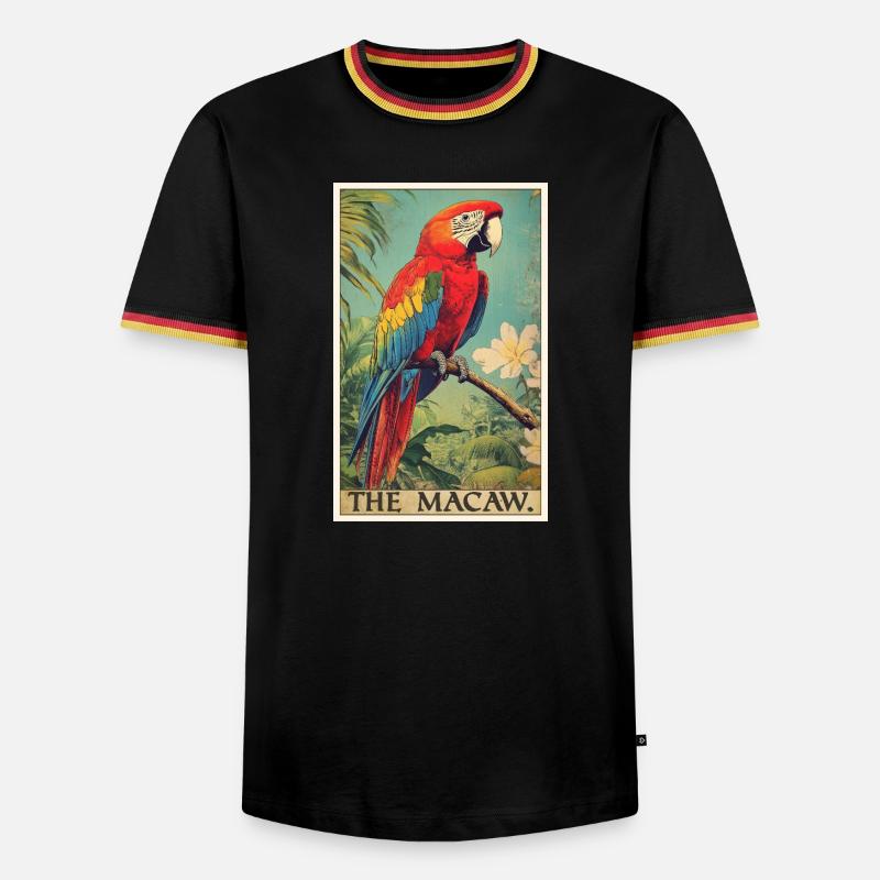 Macaw's Era - Men's Ringer Shirt - black/tricolour