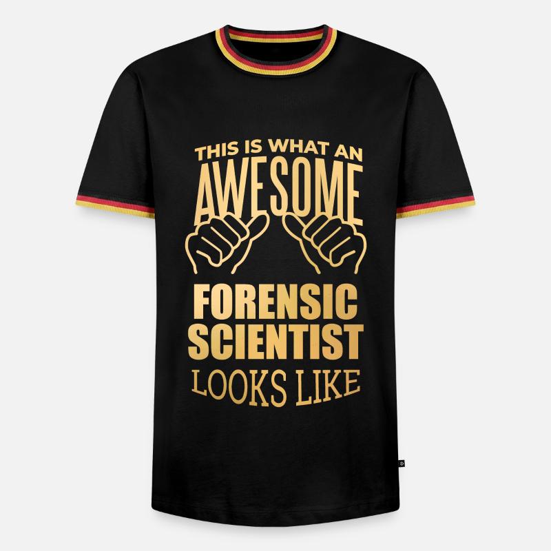 Forensic Science - Men's Ringer Shirt - black/tricolour