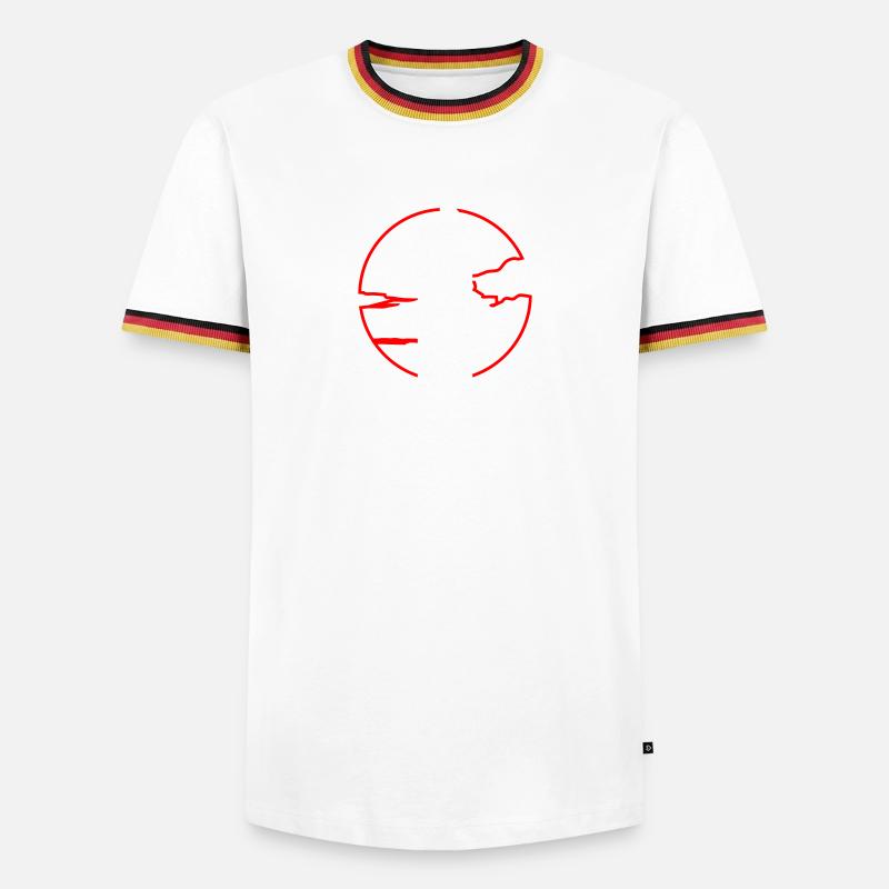 Dragonslayer - Men's Ringer Shirt - white/tricolour