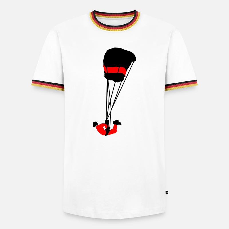 Swooping - Men's Ringer Shirt - white/tricolour