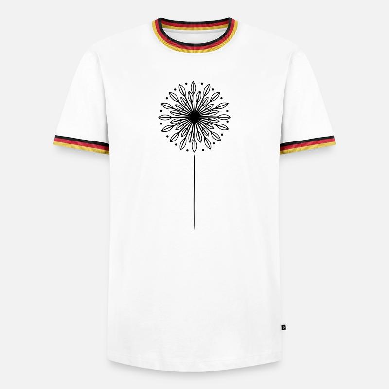 Dandelion Dandelion - Men's Ringer Shirt - white/tricolour