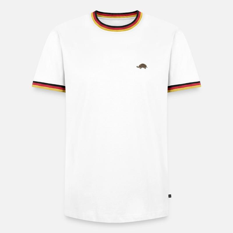 Turtle - Men's Ringer Shirt - white/tricolour