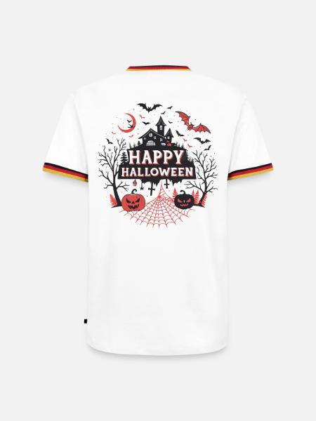 Dark Night Halloween Castle - Men's Ringer Shirt - white/tricolour