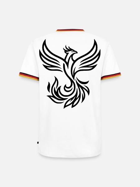 OITG-R - Männer Kontrast-T-Shirt - Weiß/Dreifarbig