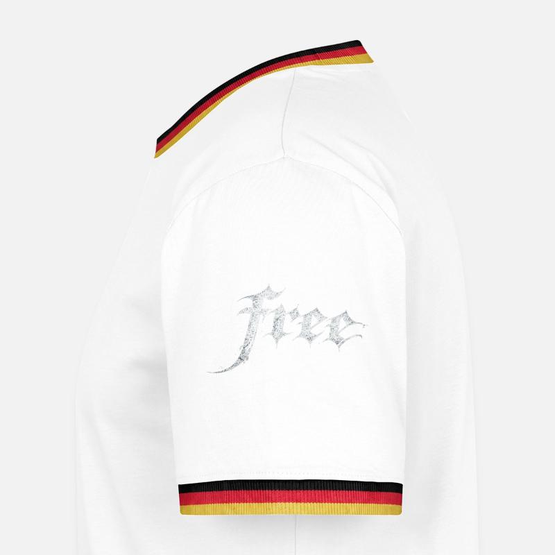 FREETIGHT - Men's Ringer Shirt - white/tricolour