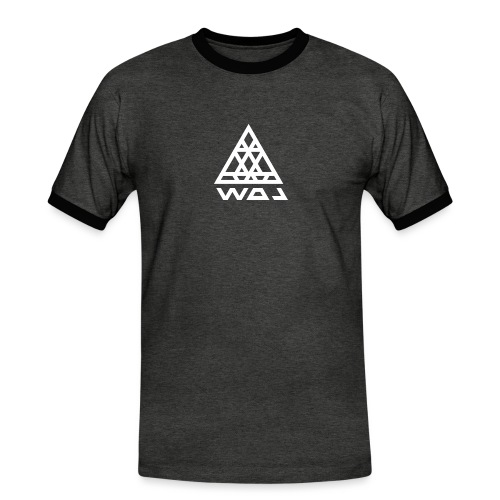 Triangel Konst - Kontrast-T-shirt herr