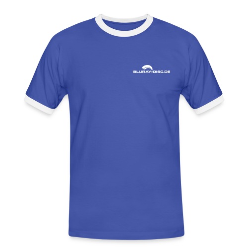 logo klein - Männer Kontrast-T-Shirt