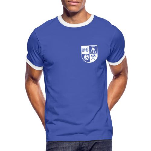 GE Wappen - Männer Kontrast-T-Shirt