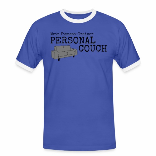 PERSONAL COUCH - Männer Kontrast-T-Shirt
