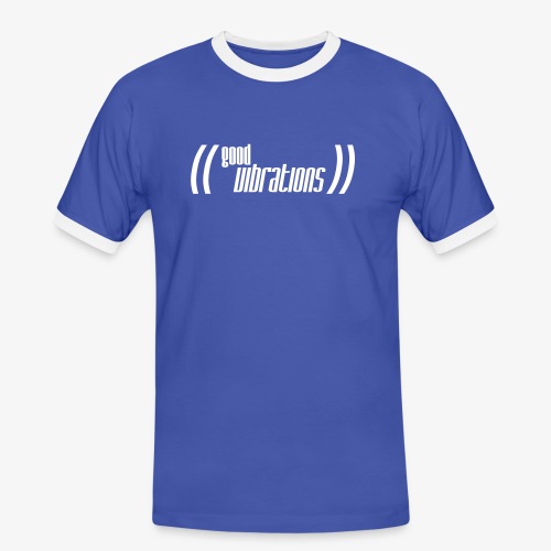 good vibrations - Männer Kontrast-T-Shirt