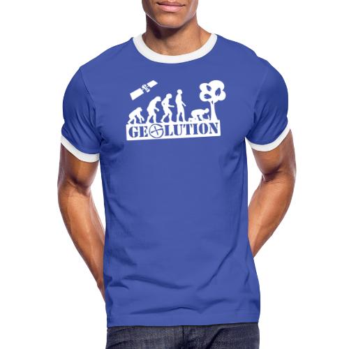 Geolution - 1color - 2O12 - Männer Kontrast-T-Shirt