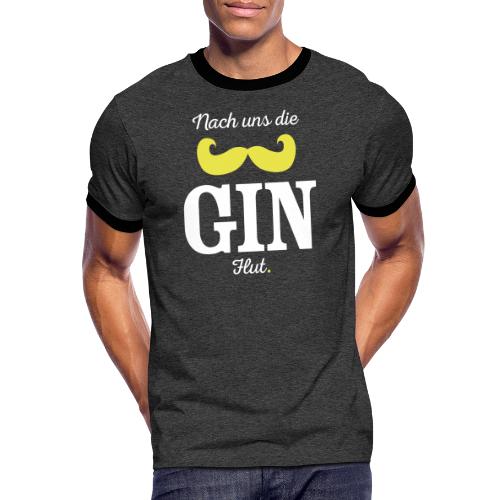 Nach uns die Gin-Flut - Männer Kontrast-T-Shirt