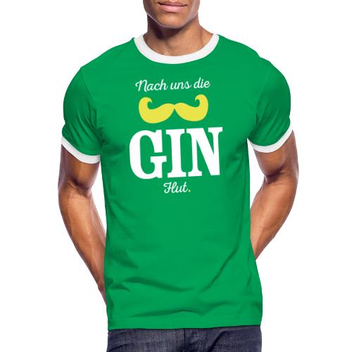 Nach uns die Gin-Flut - Männer Kontrast-T-Shirt