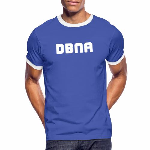 DBNA Schriftzug - Männer Kontrast-T-Shirt