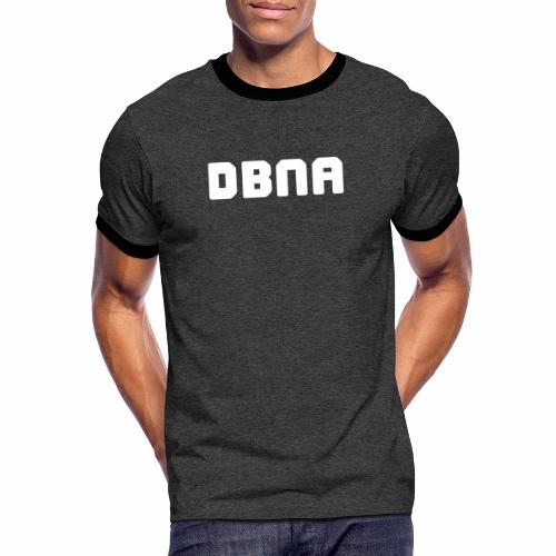 DBNA Schriftzug - Männer Kontrast-T-Shirt