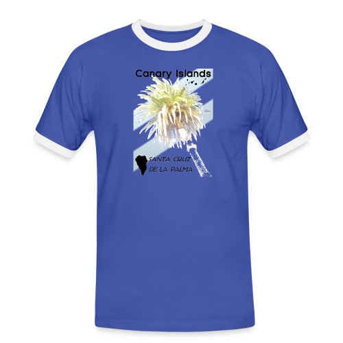 Santa Cruz de La Palma - Männer Kontrast-T-Shirt