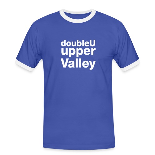 Double U upper Valley - Männer Kontrast-T-Shirt