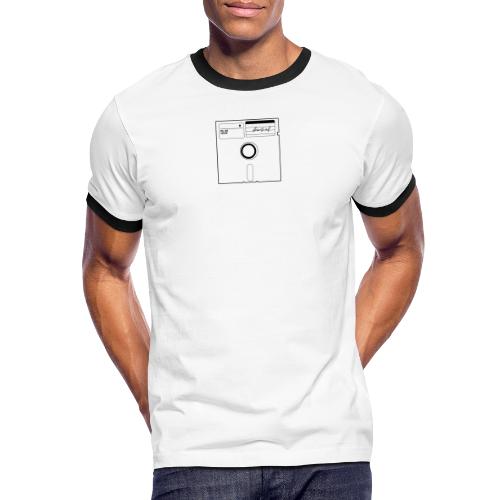 floppy disk - Männer Kontrast-T-Shirt